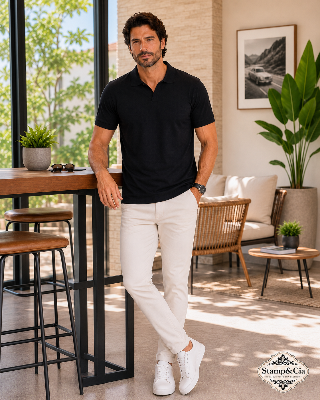 Camisa gola polo