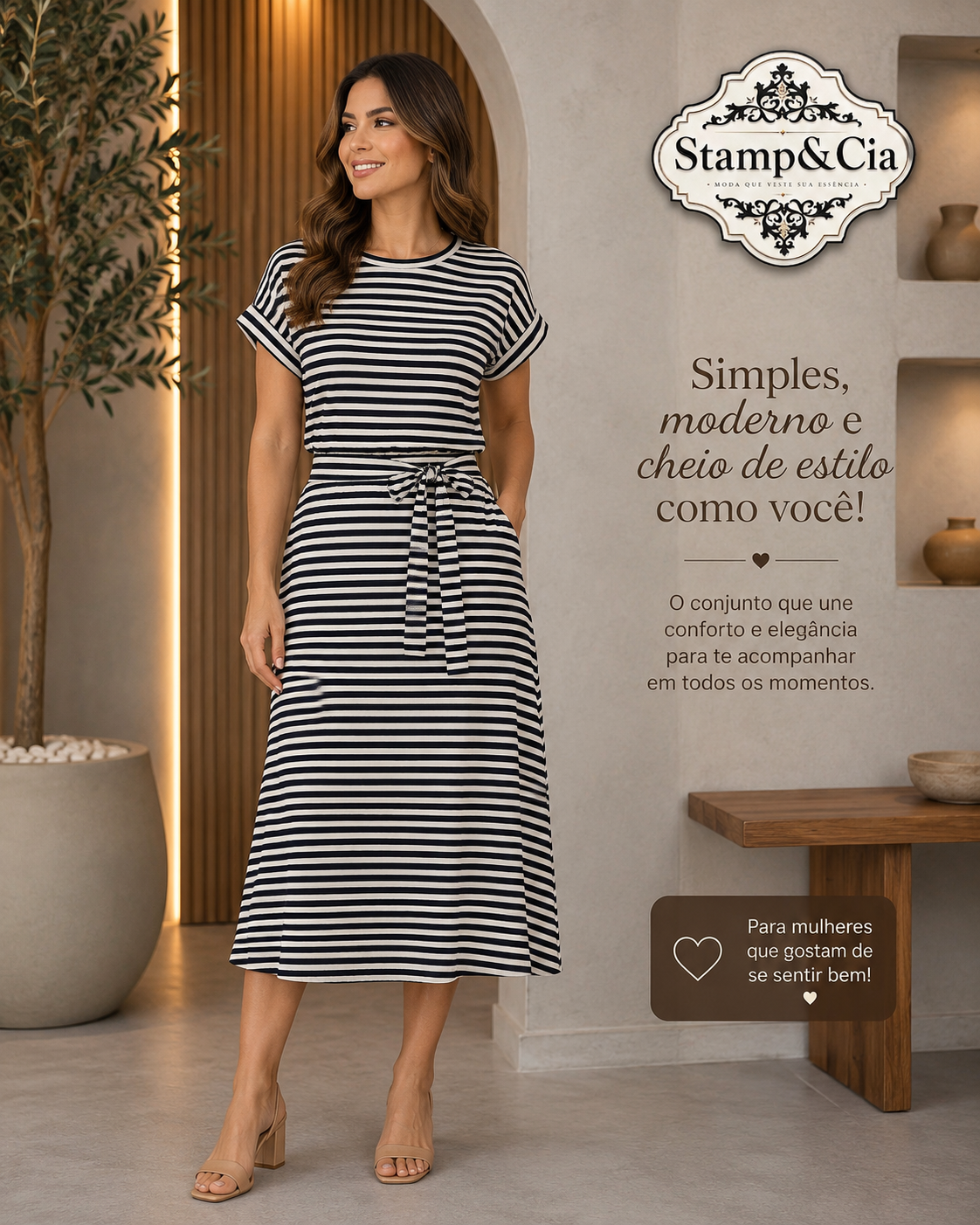 Conjunto blusa/saia