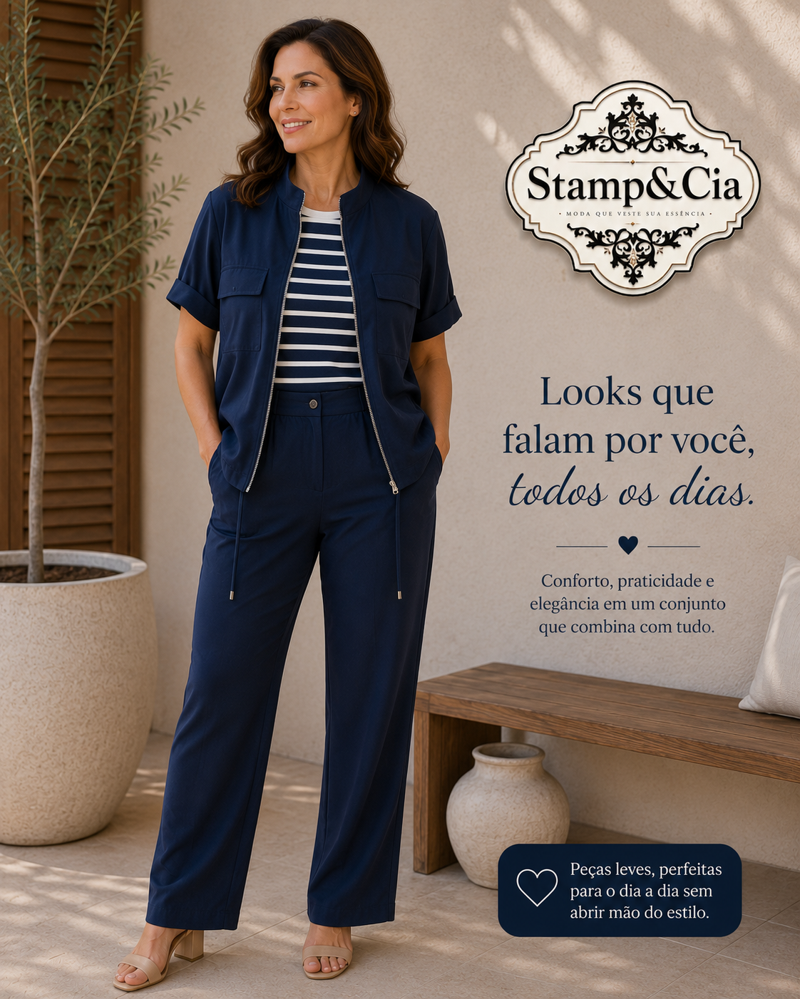 Conjunto blusa/calça